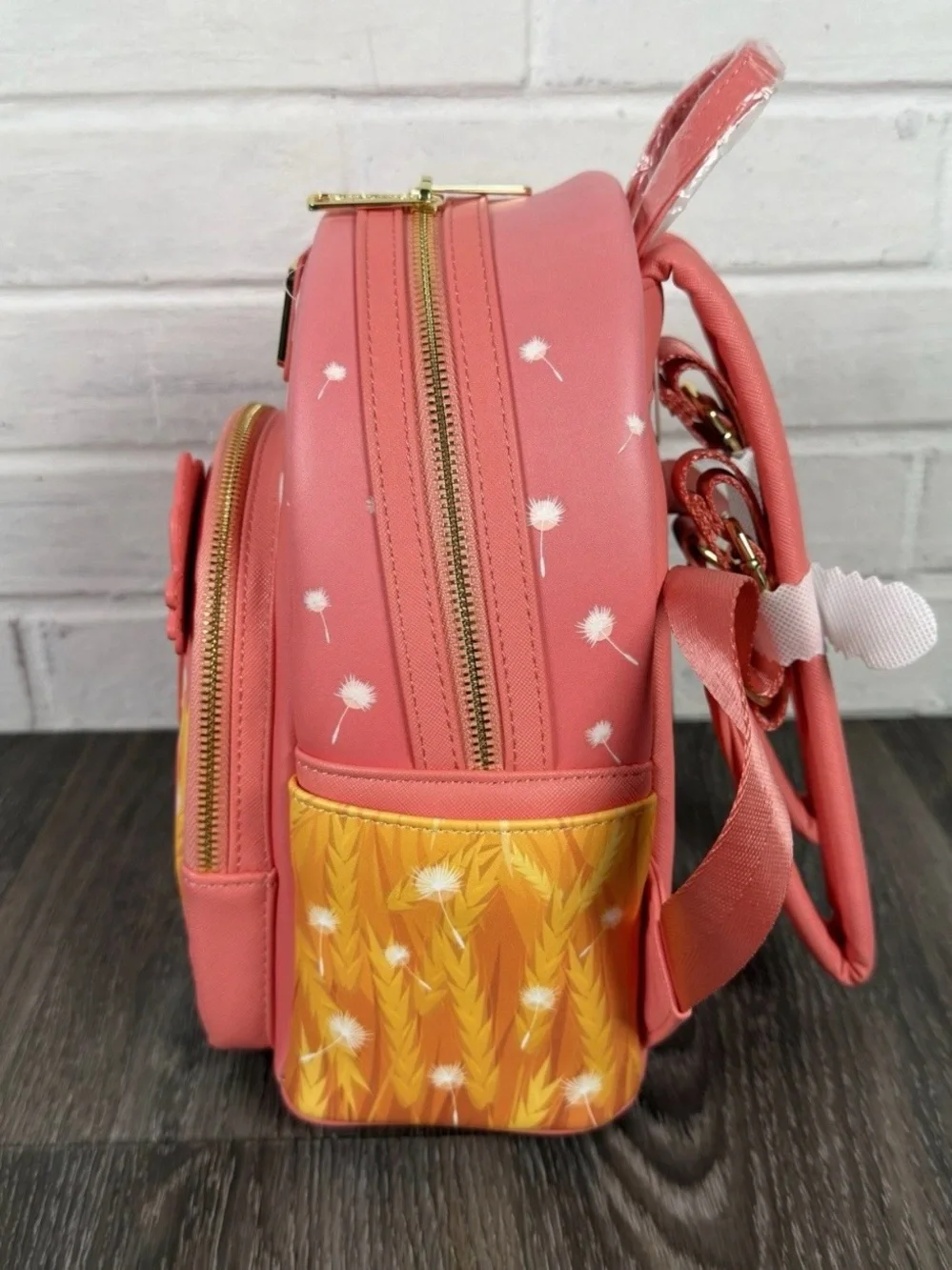 Disney Loungefly Pink 'Max & Roxanne' Mini Backpack or use as purse new with tag